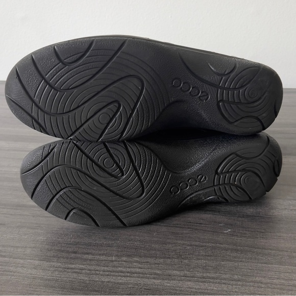 Ecco Womens Black Leather Lace Up Bootie Shoes Womens Size 39 Gore-Tex Comfort - Picture 13 of 13